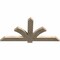 Ekena Millwork Redmond Rough Sawn Timber Gable Bracket, Douglas Fir, 48"W x 24"H x 2"D x 4"F, 12/12 Pitch GBW048X24X0204RED00RDF - alternate 2